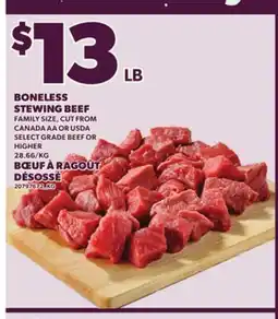Independent Grocer BONELESS STEWING BEEF offer