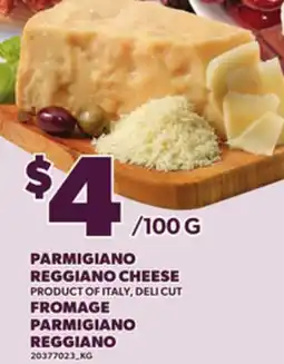 Independent Grocer PARMIGIANO REGGIANO CHEESE, 100 G offer