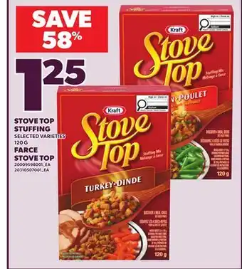 Independent Grocer STOVE TOP STUFFING, 120 G offer