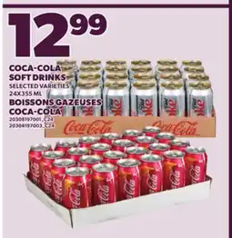Independent Grocer COCA-COLA SOFT DRINKS, 24X355 ML offer