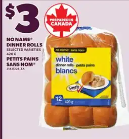 Independent Grocer NO NAME DINNER ROLLS, 420 G offer