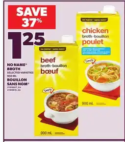 Independent Grocer NO NAME BROTH, 900 ML offer