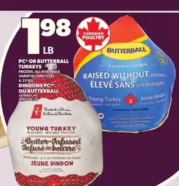 Independent Grocer PC OR BUTTERBALL TURKEYS offer