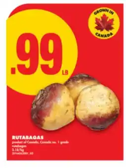 No Frills RUTABAGAS offer