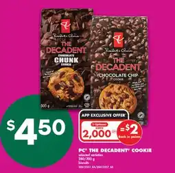 No Frills PC THE DECADENT COOKIE offer