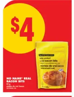 No Frills NO NAME REAL BACON BITS, 85 G offer