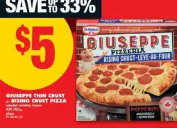 No Frills GIUSEPPE THIN CRUST OR RISING CRUST PIZZA, 439-785 G offer