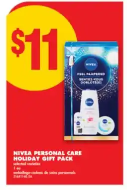 No Frills NIVEA PERSONAL CARE HOLIDAY GIFT PACK, 1 ea offer