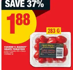 No Frills FARMER'S MARKET GRAPE TOMATOES offer