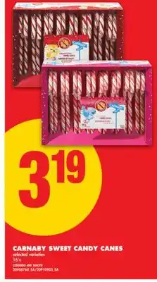 No Frills CARNABY SWEET CANDY CANES, 16'S offer
