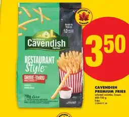 No Frills CAVENDISH PREMIUM FRIES, 400-750 G offer