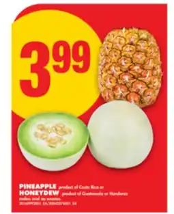 No Frills PINEAPPLE OR HONEYDEW offer