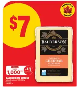 No Frills BALDERSON CHEESE, 250/280 G offer
