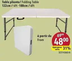 Sushi Shop Folding Table offer