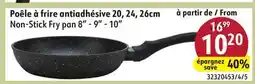 Sushi Shop Non-Stick Fry pan 8 - 9 - 10 offer