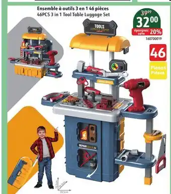 Sushi Shop 46PCS 3 in 1 Tool Table Luggage Set offer