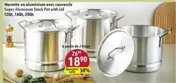 Sushi Shop Super Aluminum Stock Pot with Lid offer