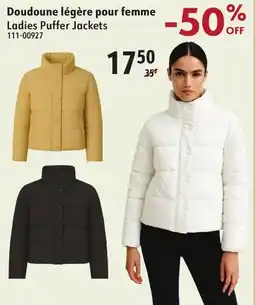 Sushi Shop Ladies Puffer Jackets offer