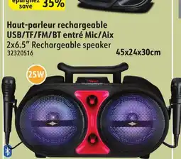 Sushi Shop 2x6.5 Rechargeable speaker offer