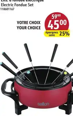 Sushi Shop Salton Electric Fondue Set offer