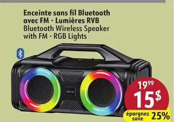 Sushi Shop Bluetooth Wireless Speaker with FM - RGB Lights offer