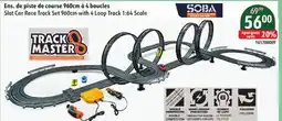 Sushi Shop Track Master Slot Car Race Track Set 960cm with 4 Loop Track 1:64 Scale offer