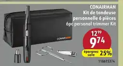 Sushi Shop CONAIRMAN 6pc personal trimmer Kit offer