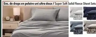 Sushi Shop Super Soft Solid Fleece Sheet Sets offer