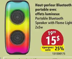 Sushi Shop Portable Bluetooth Speaker with Flame Lights 2x5w offer