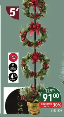 Sushi Shop 55cm 20l Battery Operated Prelit Potted Decorated with timer offer