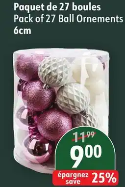 Sushi Shop Pack of 27 Ball Ornements offer