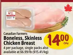 Farm Boy Canadian Farmers Boneless, Skinless Chicken Breast offer