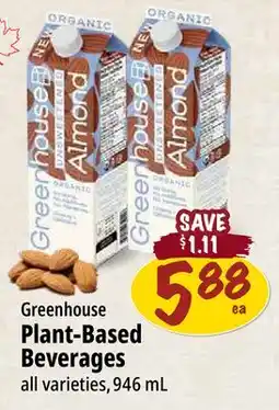 Farm Boy Greenhouse Plant-Based Beverages offer