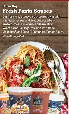 Farm Boy Farm Boy Fresh Pasta Sauces offer