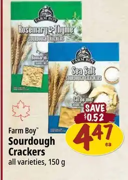 Farm Boy Farm Boy Sourdough Crackers offer