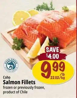 Farm Boy Coho Salmon Fillets offer