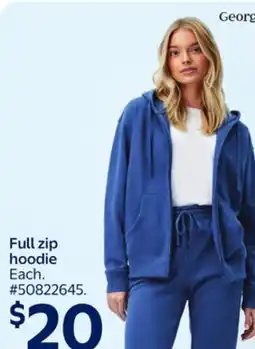 Walmart Full zip hoodie offer
