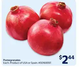 Walmart Pomegranates offer