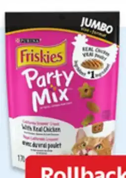 Walmart Friskies Party Mix cat treats offer