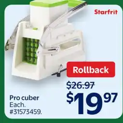 Walmart Pro cuber offer