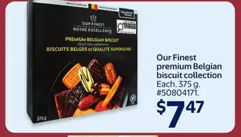 Walmart Our Finest premium Belgian biscuit collection offer