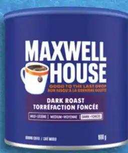 Walmart Maxwell House ground coffee offer