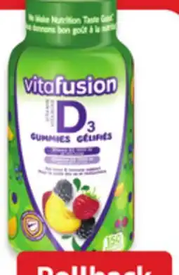 Walmart Vitafusion gummies 140s-150s offer