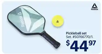 Walmart Reebok Pickleball set offer