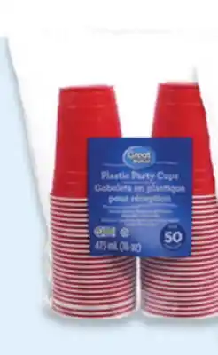 Walmart Great Value Red Etch-it Personalized Cups offer