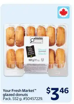 Walmart Your Fresh Market glazed donuts offer