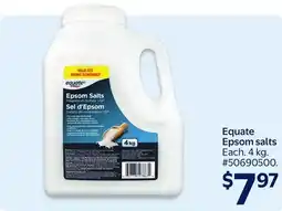 Walmart Equate Epsom salts offer