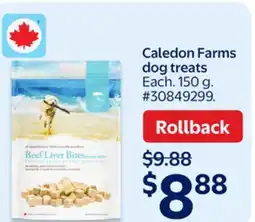 Walmart Caledon Farms dog treats offer