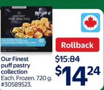 Walmart Our Finest 330 puff pastry collection offer