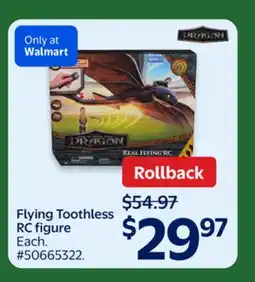 Walmart Flying Toothless RC figure offer